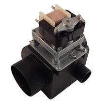 Milnor, 96D350A71A, Drain Valve, 3", NO, Inline, 230V/50-60Hz, 1-3/8" OD Overfl