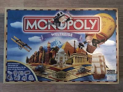 Monopoly Weltreise Brettspiel Hasbro/Parker