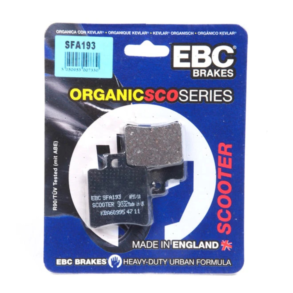 Fits Yamaha YH 50 Why 1999 to 2009 EBC Organic FRONT Disc Brake Pads SFA193