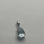 BLUE TOPAZ Stone 925 Sterling Silver  Pendant