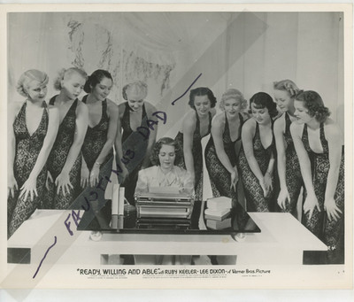 Vintage 8x10 Photo Ready, Willing and Able (1937 film) Ruby Keeler Lee Dixon