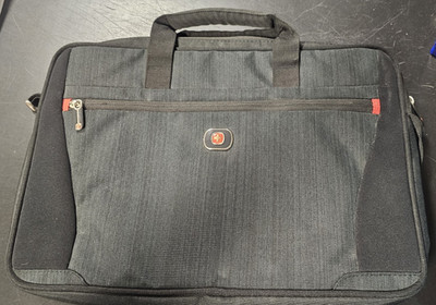 SwissGear The Structure 16 Travel Laptop Bag Shoulder Strap Black Wenger