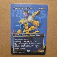 Thanos, the Mad Titan [Borderless] #376 Prices | Magic Marvel