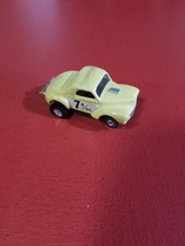 AURORA VINTAGE 1960'S - TJET WILLYS GASSER WHITE HO SCALE SLOT CAR