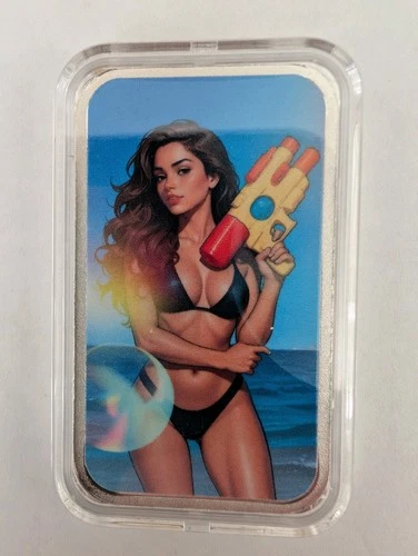 Bullion Baddies Summer Sweet 1oz .999 Fine Silver Bar