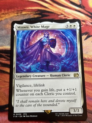 Minwu, White Mage Final Fantasy MTG