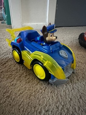Paw Patrol Mighty Pups Super Paws Chase Deluxe Vehicle with Action Figure