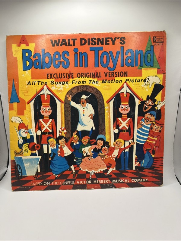 Walt Disney’s Babes In Toyland 1961 Disneyland Records DQ1219
