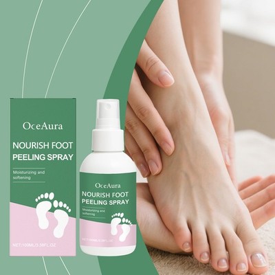 Freeman Flirty Feet Instant Foot Peeling Spray, Exfoliating Foot Mask for Summer