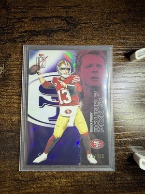 Topps Signature Class 2025 Brock Purdy Round 7 Pick 41 #48 /100 49ers