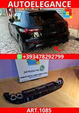 💕ART. 1085 DIFFUSOR AUDI A3 8Y 2020-2024 SPORTBACK BERLINA LOOK S3 💕