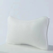 US 3D Mesh Bath Pillow Spa Pillow Head Rest for Hot Tub Bathtub with Suction Cup