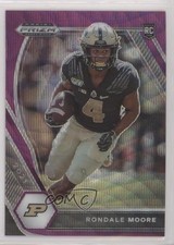 2021 Panini Prizm Draft Picks Purple Wave Prizm Rondale Moore #129 00jz