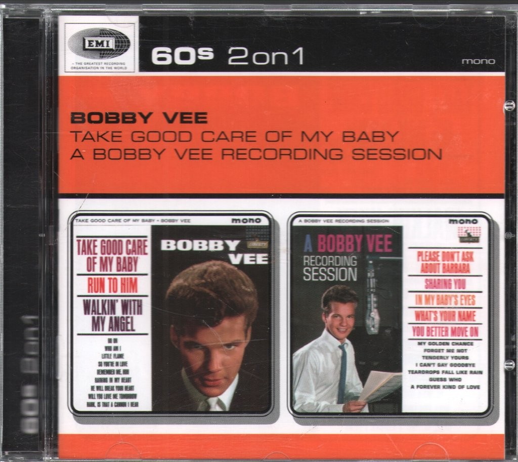 Bobby Vee Take Good Care of My Baby/A Bobby Vee Recording Session CD Europe Emi