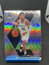 2019-20 Panini Mosaic Rookies Silver Prizm Quinndary Weatherspoon #204