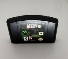 Tom Clancy's Rainbow Six Nintendo 64 N64 Game Pak Cartridge - Tested 