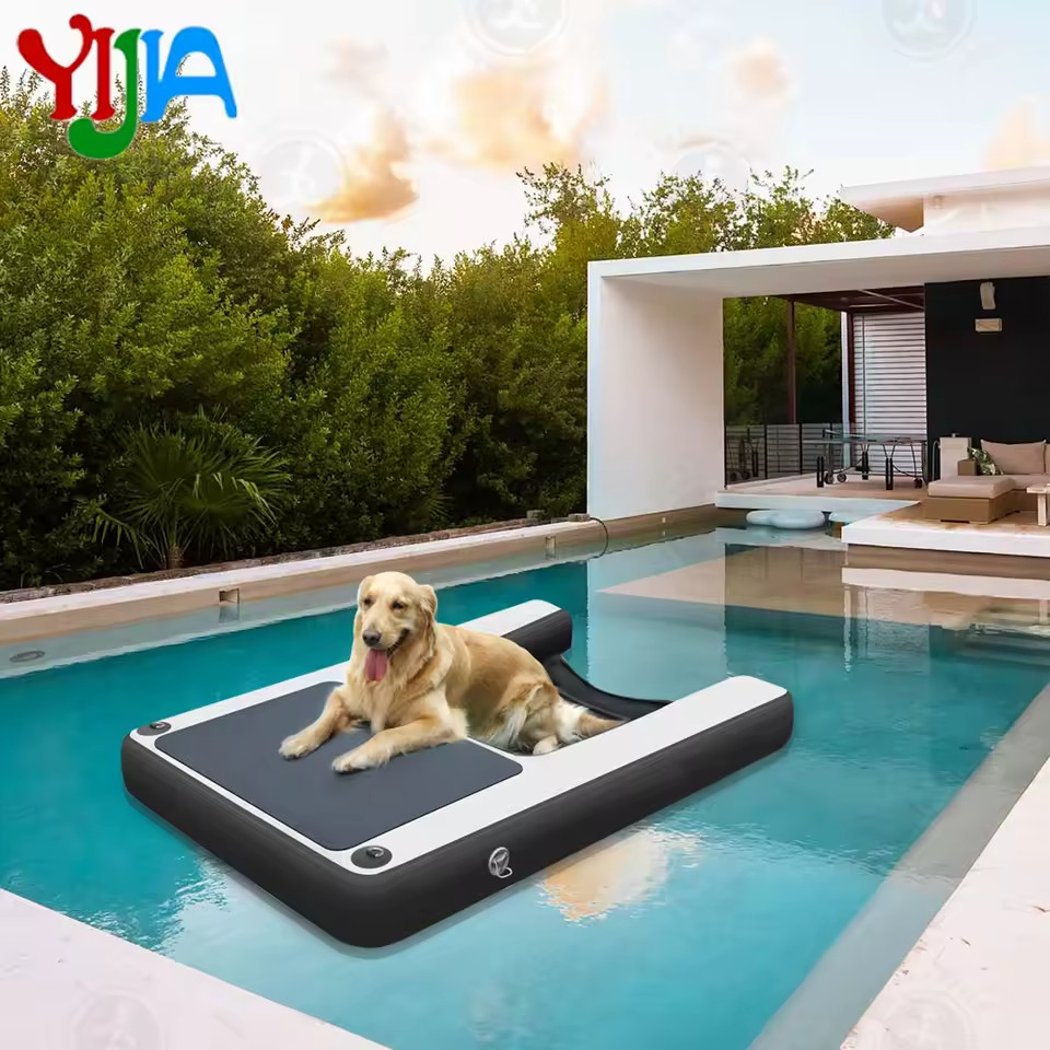 Rampe de bateau pour chien escalier flottant pour les sorties en mer et lac en famille