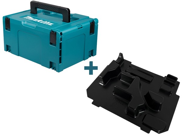 Makita Makpac Gr. 3 Mit Einlage 837634-4 Passend FüR Bohrhammer Bhr / Dhr 202-image