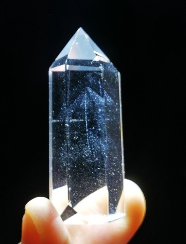 Lemurian "Pyramid Phantom" Quartz Natural Point Crystal Rough Healing - Picture 6 of 9
