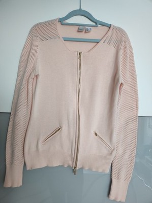 Heine Damen Strickjacke langarm rosa Gr. 38, frisch gewaschen