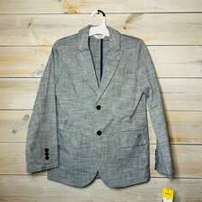 Boys Grayish Blue Casual Blazer Cat Jack size 12