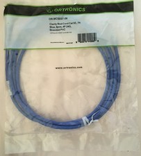ORTRONICS Cat5e Ethernet Patch Cable New and Sealed 7Ft Blue 100 Copper Wire