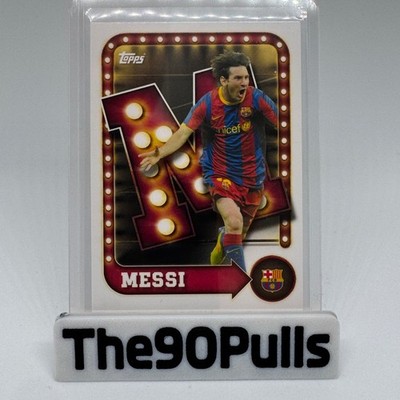 Lionel Messi 2025-26 Topps Barcelona Collector Tin Name in Lights #27 M
