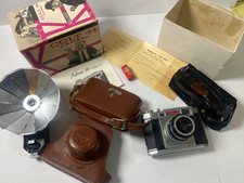Vintage Kalimar Camera Colt 44 Made in Japan in Original Leather Case Flash +