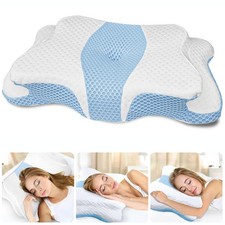 Memory Foam Pillows, Cervical Pillow for Neck and Shoulder Pain Relief, Ergon...