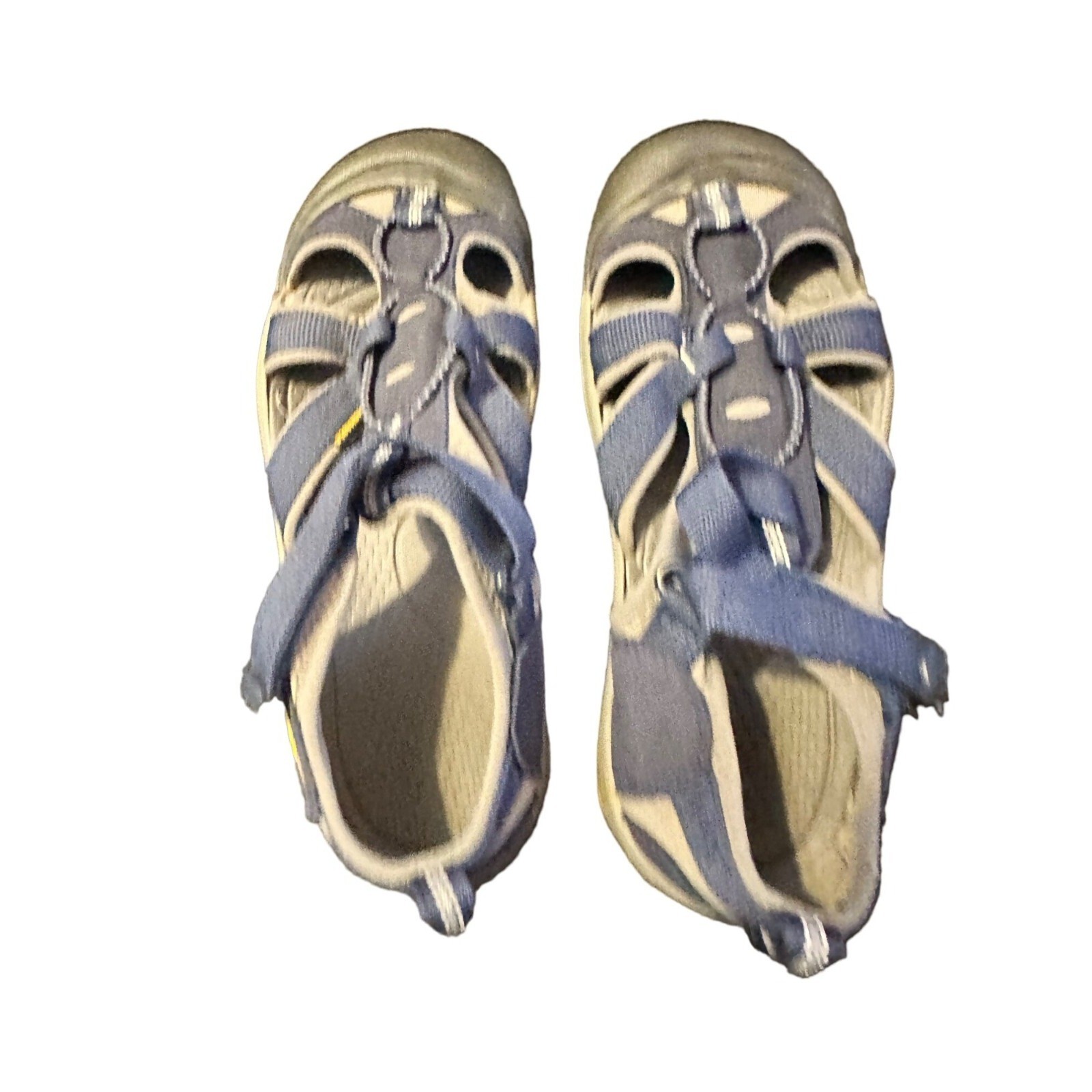 Sandali impermeabili Keen Youth taglia 4 EU 36 blu e grigio con suola in gomma