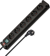 Brennenstuhl Bremounta Steckdosenleiste 6-Fach Mit Schalter (Mehrfachsteckdose M