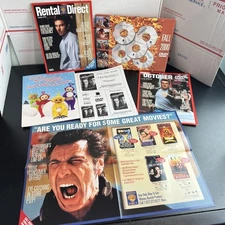 VTG Movie Rental Store Fall 2000 Rental Direct October Ads Brochures 