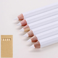 6pcs White Tailor Chalk Pencils Fabric Markin...