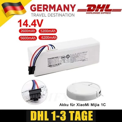 MARKENLOS 14.4V Staubsauger Roboter Akku für Xiaomi Mijia 1C Akku STYTJ01ZHM 2600~6200mAh