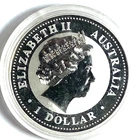 2000 $1 One Dollar Australia Kookaburra 1oz .999 Silver Coin Gem Uncirculated