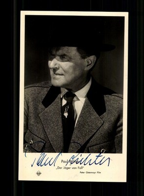 Paul Richter FBZ Autograph Card Original Signed # BC 230759