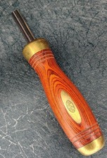 VTG Sheffield Premium Edition 4-in-1 Screwdriver Wood Handle Brass Cap 119840