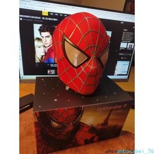 Spiderman 1:1 Tobey Maguire Hood Mask 3D Headwear Adult Wearable Red/BL Gifts