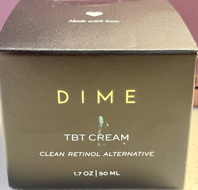 Dime: TBT Clean Retinol Alternative Cream- 1.7 Oz-New Sealed Jar