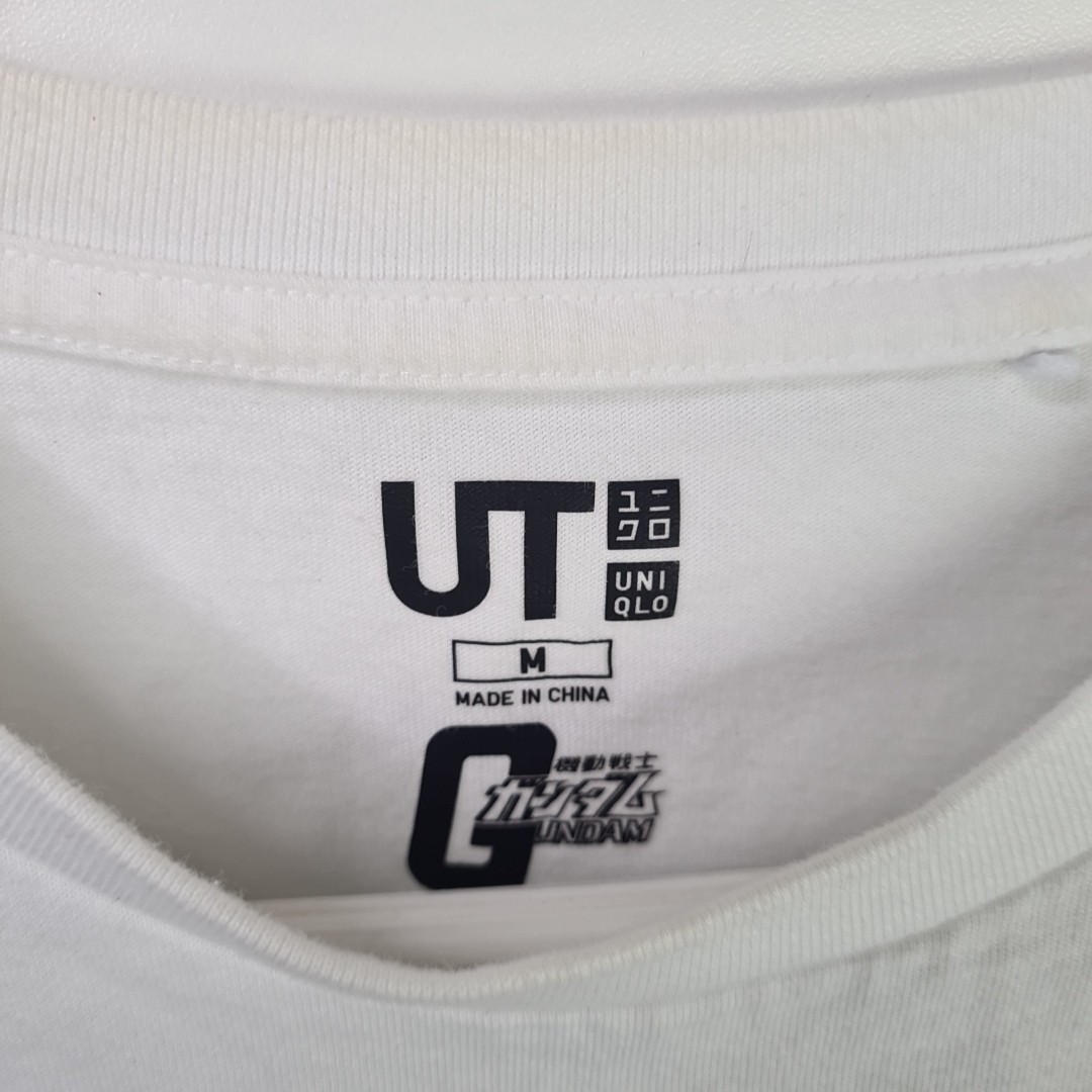 Uniqlo Men's UT Mobile Suite Gundam 40th Anniversary T-Shirt Cotton White Sz M thumbnail 3