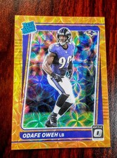 2021 Optic Football #258 Odafe Oweh RC /79  Orange Scope PRIZM
