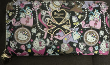 tokidoki for Hello Kitty Wallet Black Pink 