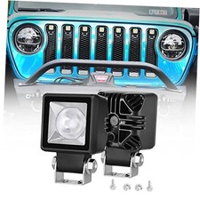 LED Pod Lights with DRL 3 Modes Beam 2 Inch LED Cube Driving Lights IP68 Spot