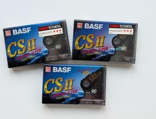 3 x Compactcassette BASF CS II 90 Chrome Super - NEU
