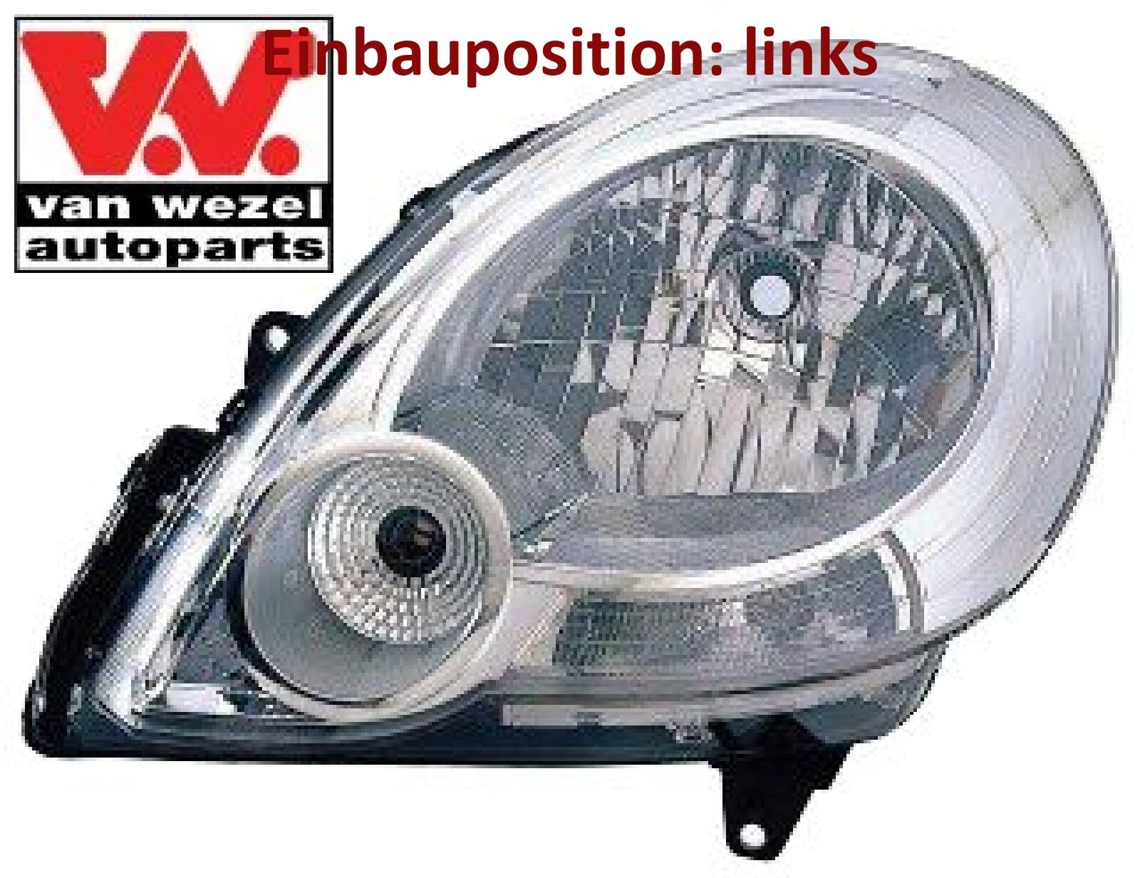 VAN WEZEL Hauptscheinwerfer links 4312961 für RENAULT - Bild 2