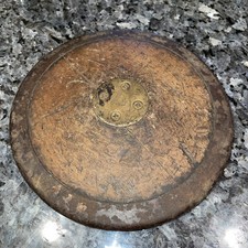 Vintage Gill 8  Round Wood/ Metal Discus