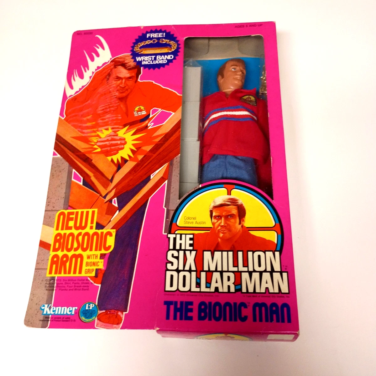 Kenner Steve Austin 的无敌金刚电视、电影和视频游戏动作玩偶| eBay