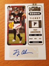 2022 Contenders Rookie Auto #175A Troy Andersen Montana State Falcons F