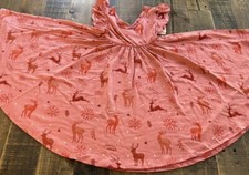 Dot Dot Smile size 3/4 Girls Reindeer Empire Twirl Dress New