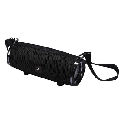 Maxpower MPD189BK Black Portable Water Resistant Bluetooth Speaker With Charging